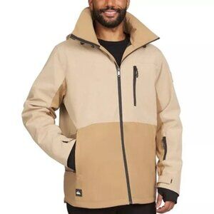 Quiksilver Tan Snow Jacket Size XL New with Tags